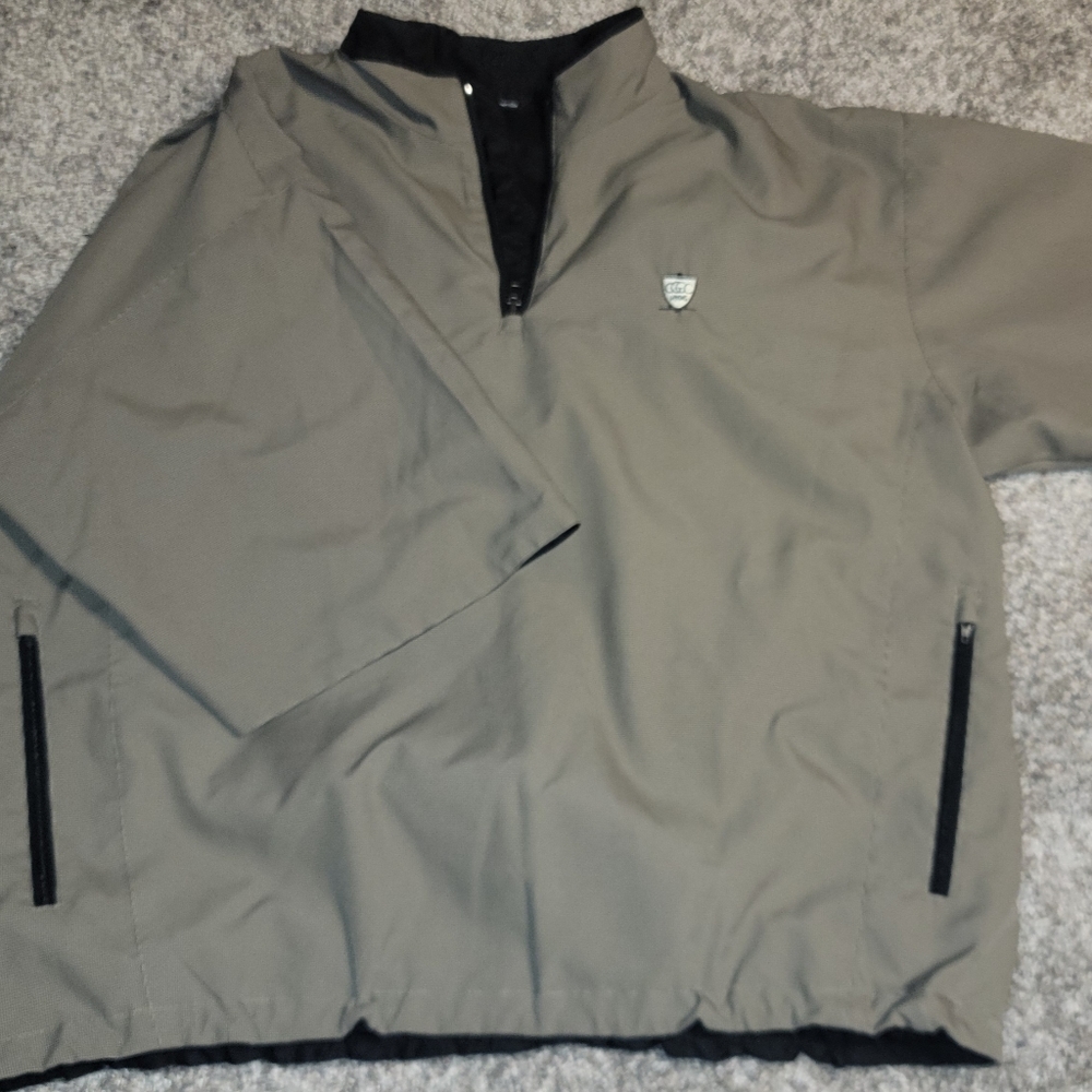 Reversible Short Sleeve Pullover Jacket Wateproof Outerwear